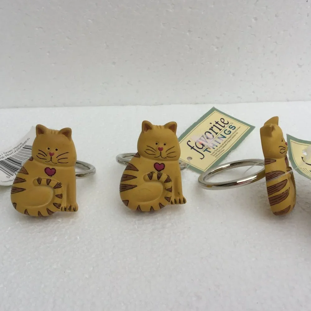 NEW Lot 3 Cats Napkin Holders